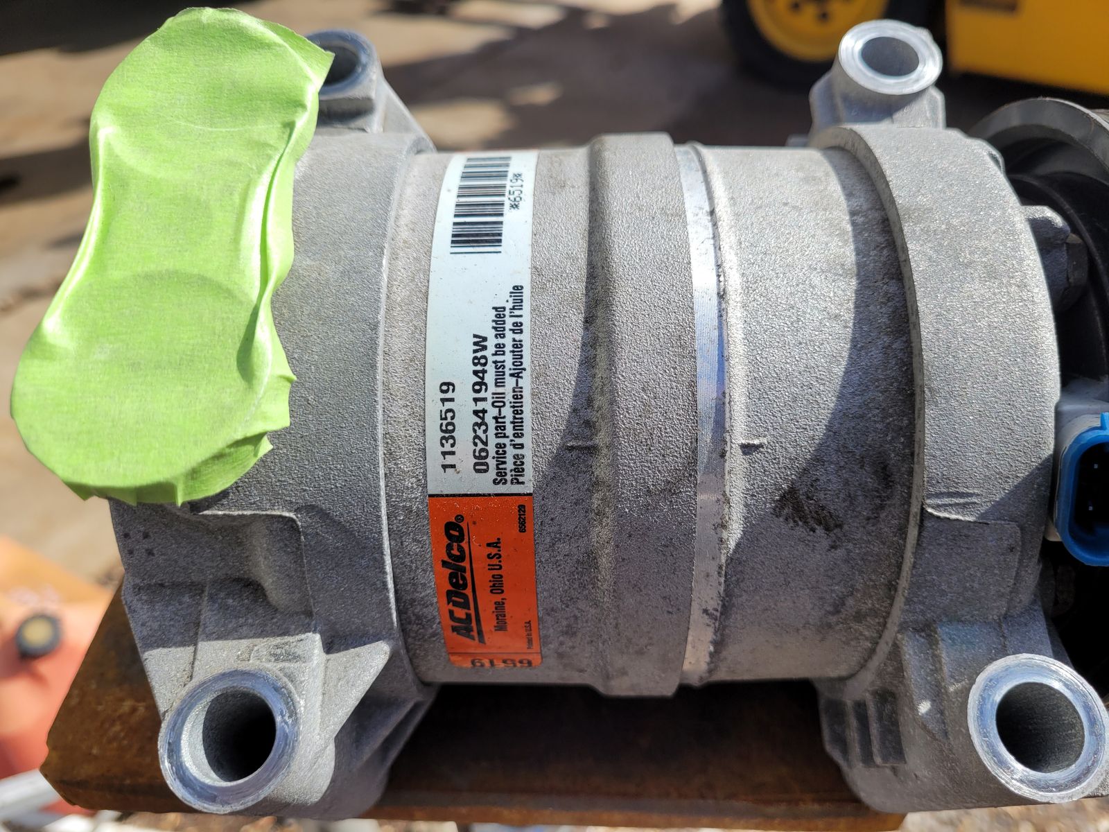 AC compressor out of a 99 Suburban