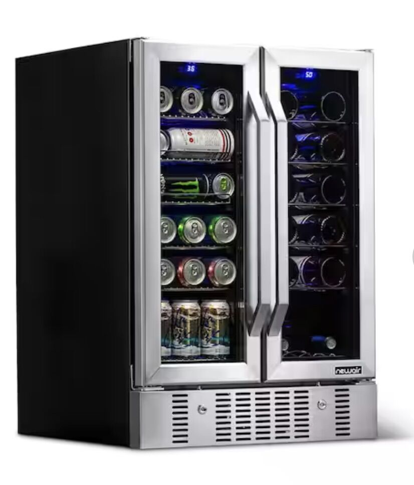 NewAir Dual Zone Wine & Beverage Fridge