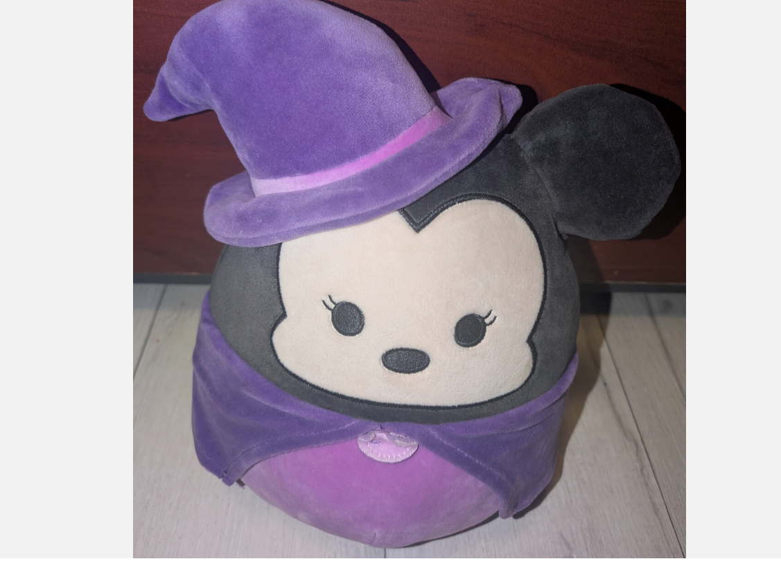 RARE Squishmallow Disney Minnie Mouse Witch Halloween 10.5 Plush Purple