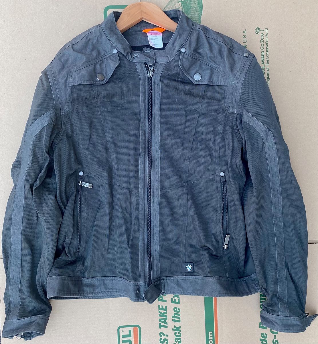 BMW Motorrad Venting Motorcycle Mesh Jacket Grey Men Size US 48 EU 58