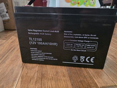 TL-12100 12V 100AH AGM Rechargeable Sealed Lead-Acid Battery