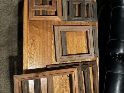 Barn wood picture frames