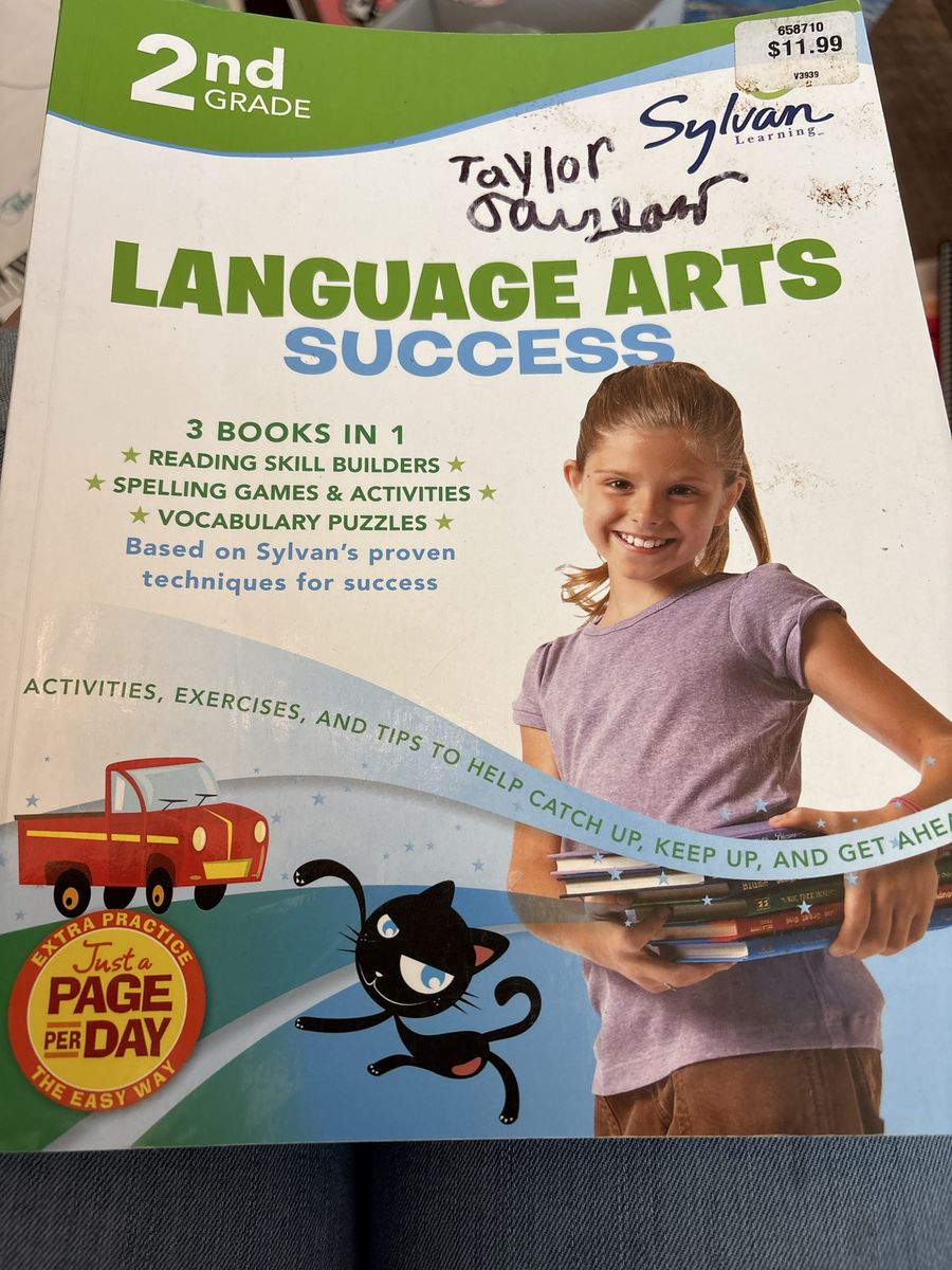 Sylvan Learning 2nd Grade Language Arts Success: Reading, Spelling, Vocabulary Workbook
