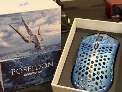 Finalmouse Starlight-12 Poseidon Medium Wireless Gaming Mouse Blue w/ Box