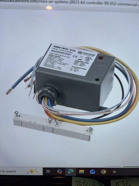 MARS air door control switch ( delay off ) restaurant / food service