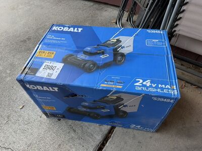 Kobalt Lawn Mower + 2 Batteries + Charger