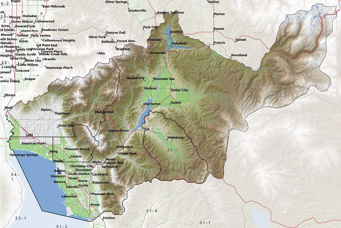 Sage Brush Irritations Water Rights (Heber) in area 55 