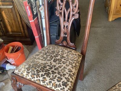 Mahogany Carved chairs