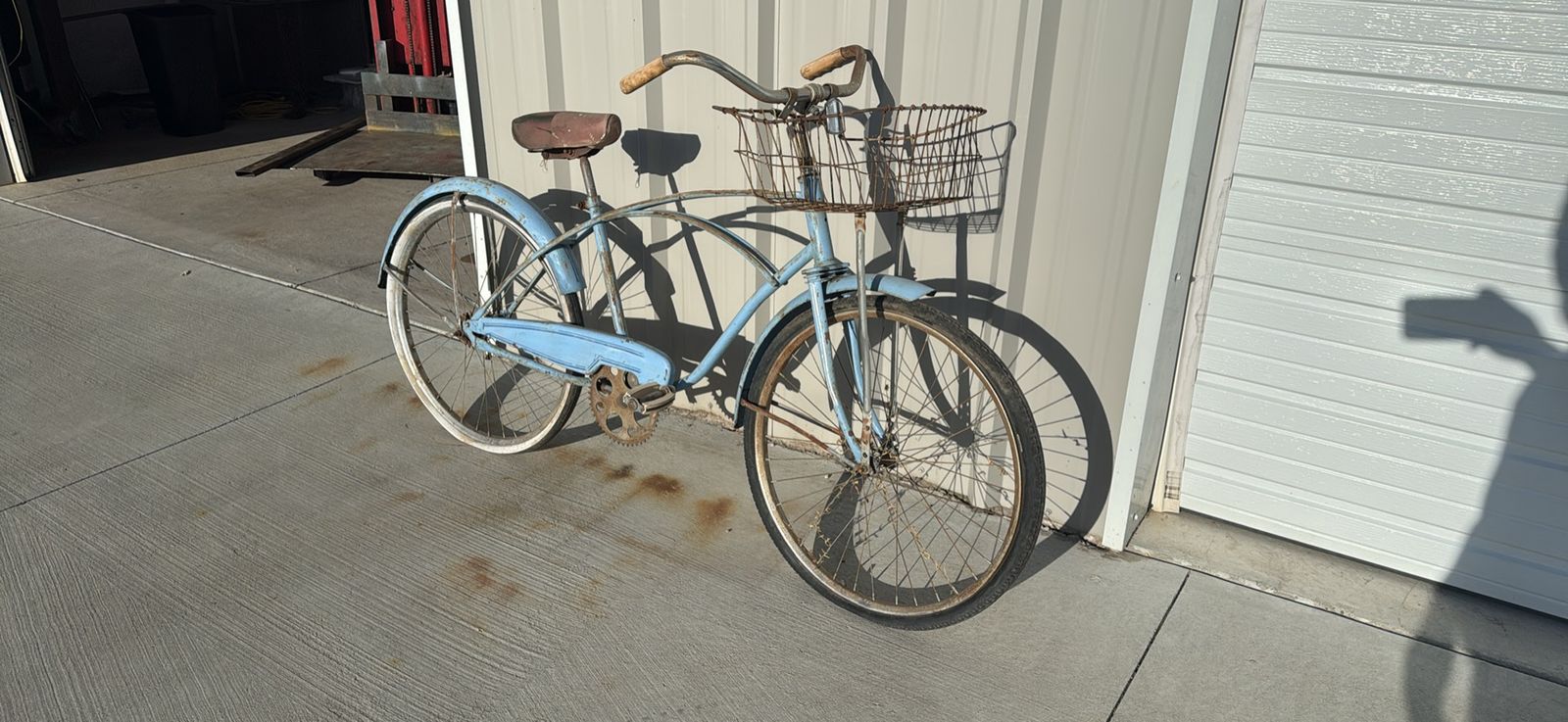 Vintage Cruiser Bike With Basket