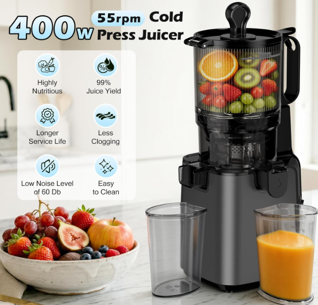 New in box 2-in-1 Cold Press Juicer