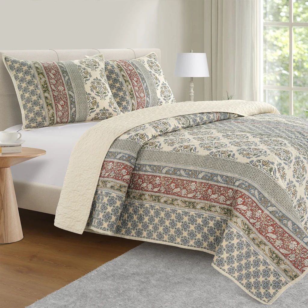 Linen Closet 3-piece Quilt Set, King Mahalia 1968254 #105459