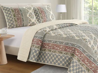 Linen Closet 3-piece Quilt Set, King Mahalia 1968254 #105459