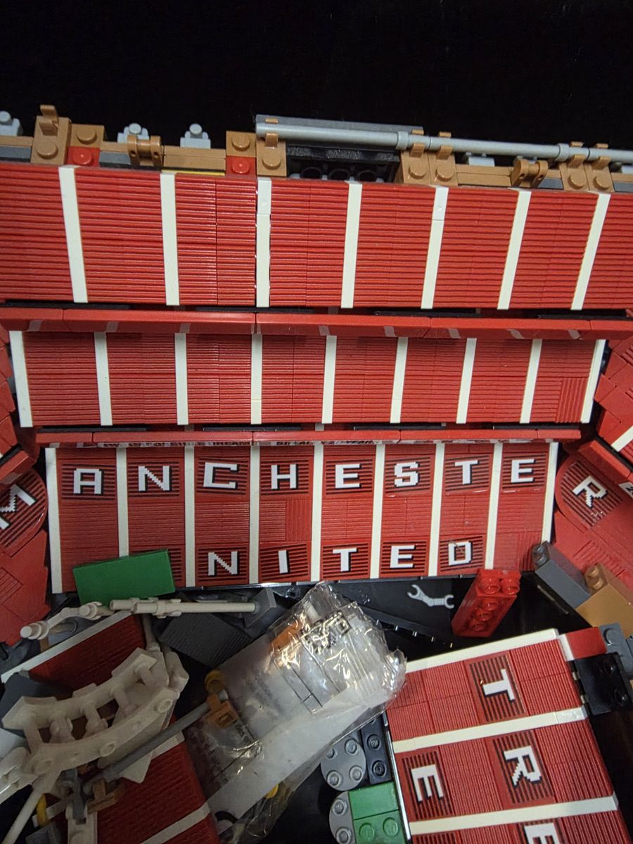 Manchester united soccer stadium lego