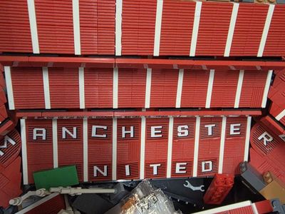 Manchester united soccer stadium lego