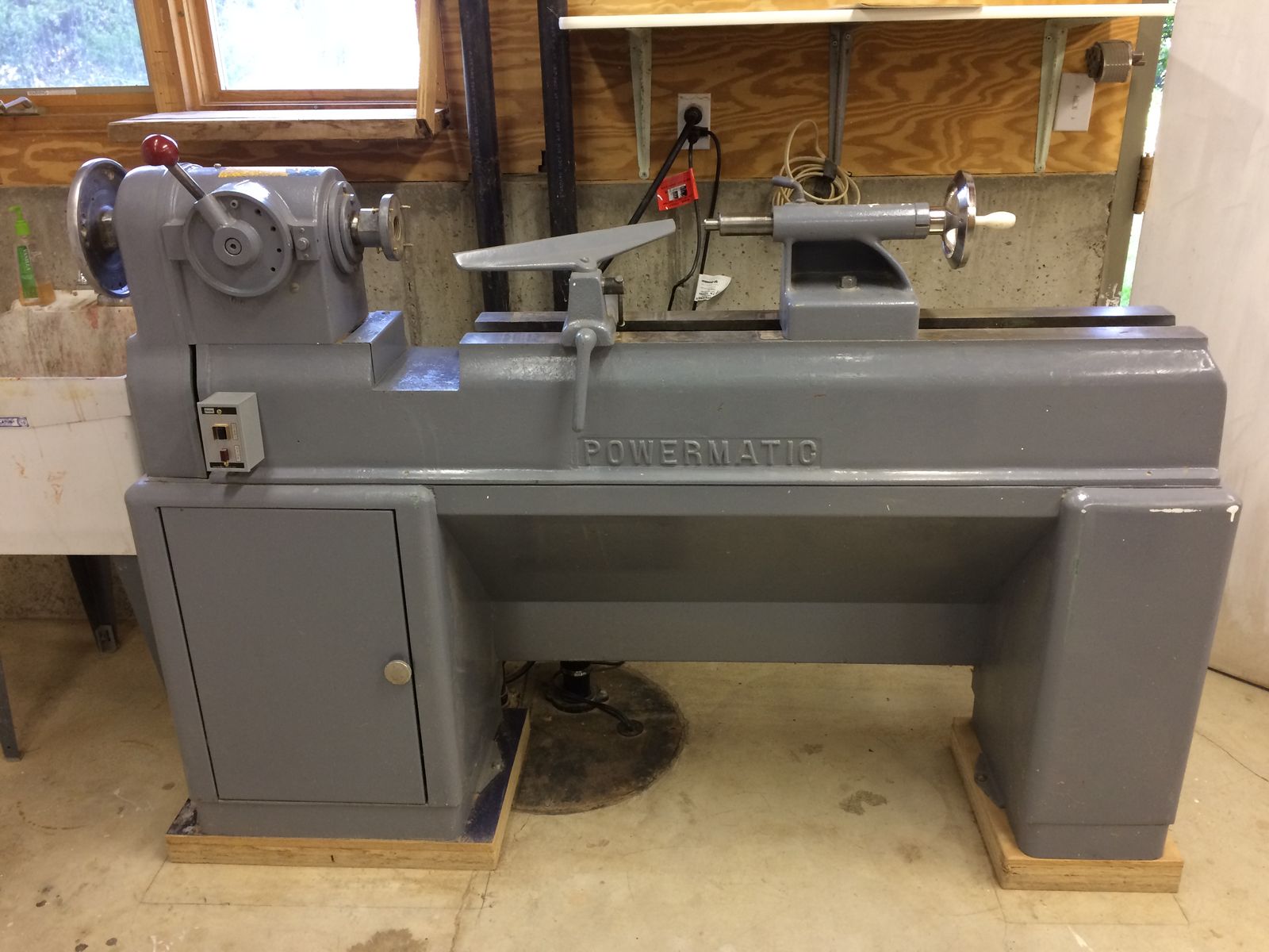 Powermatic lathe