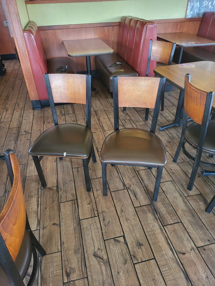 tables and chairs