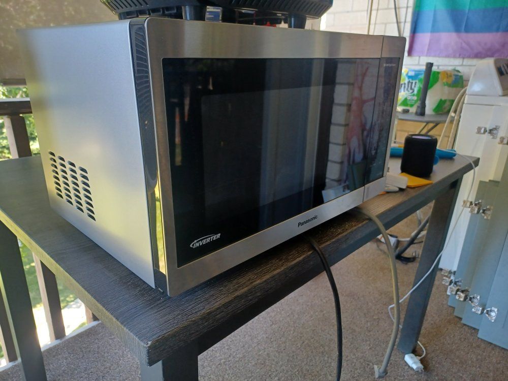 Panasonic Inverter Countertop Microwave - Stainless Steel Finish