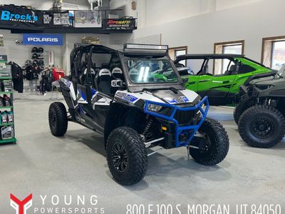 2017 Polaris® RZR XP® 4 1000 EPS White Lightning With Reflex Blue