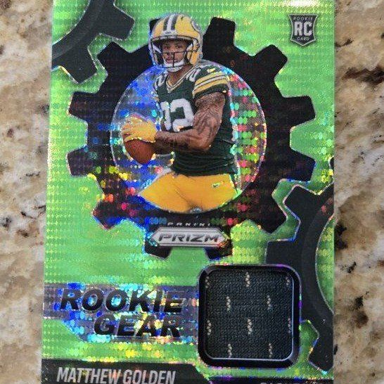 panini neon rookie gear Mathew golden rc mint