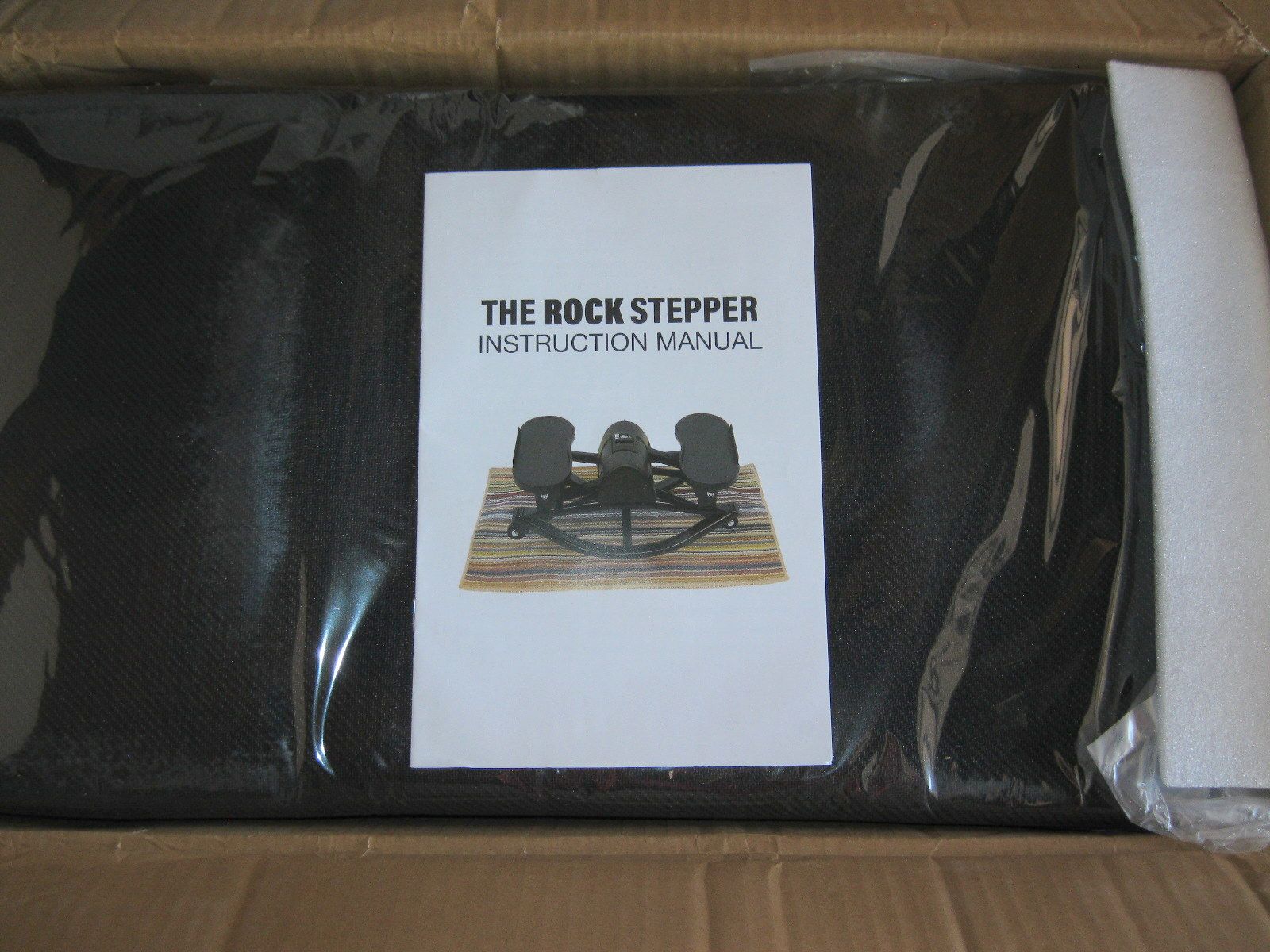 New The Rock Stepper Grey With Resistance Bands