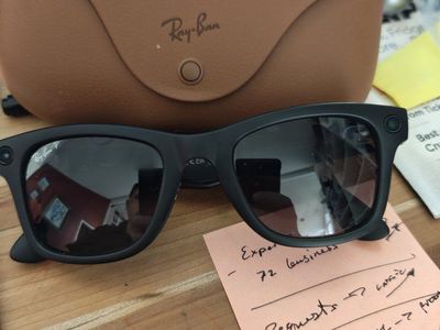 Ray-Ban Meta Wayfarer Smart Glasses - Black, Essilorluxottica