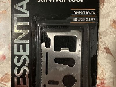 Emergency Essentials 11-Function Pocket Survival Tool with Sleeve