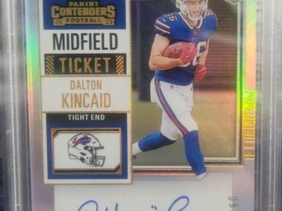 2023 Panini Contenders Dalton Kincaid Rookie Auto Midfield Ticket PSA 9/10 #107