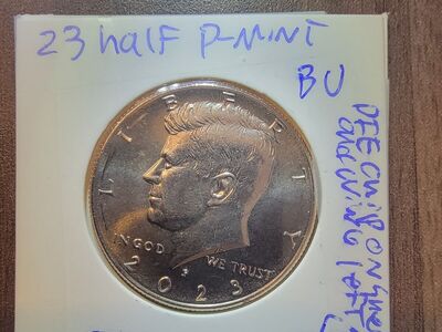 2023 half dollar with dye chip.