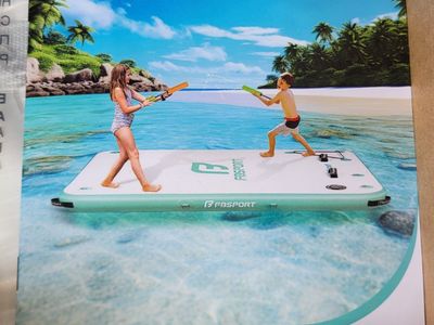 NEW- Inflatable Floating Water Platform