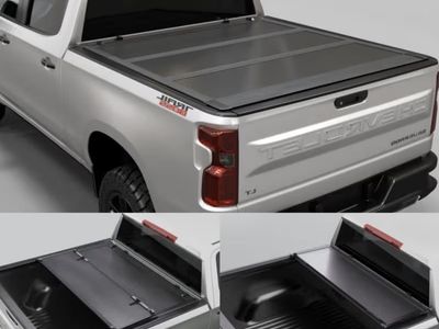 Low Profile Hard Folding Tonneau Cover for 2019-2026 Chevy/GMC Silverado/Sierra 1500 5'8" Bed
