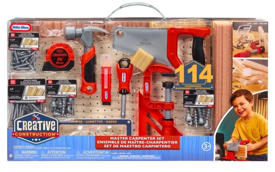 Little Tikes Creative Construction Tool Box Set