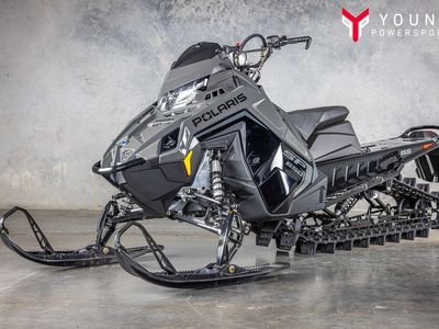 2025 Polaris® 650 RMK SP 155 Mirage Gray / Gloss Black