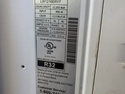 12,000 btu LG window ac unit used