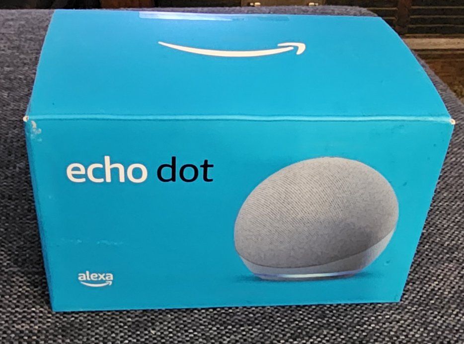 Amazon Echo Dot (4th Gen) with Alexa - Blue - New in Box

 Amazon Echo Dot (3rd Gen) with Alexa -Grey- Used like new