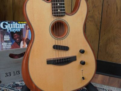 Used Fender American Acoustasonic Telecaster Natural