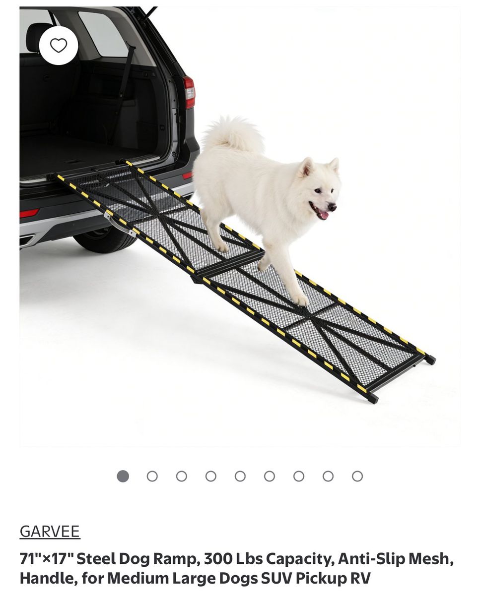Portable dog ramp