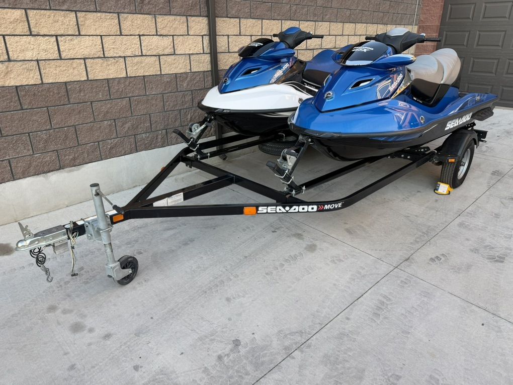 Low Hour 2 SeaDoo Supercharged GTX 215 W/ Trailer