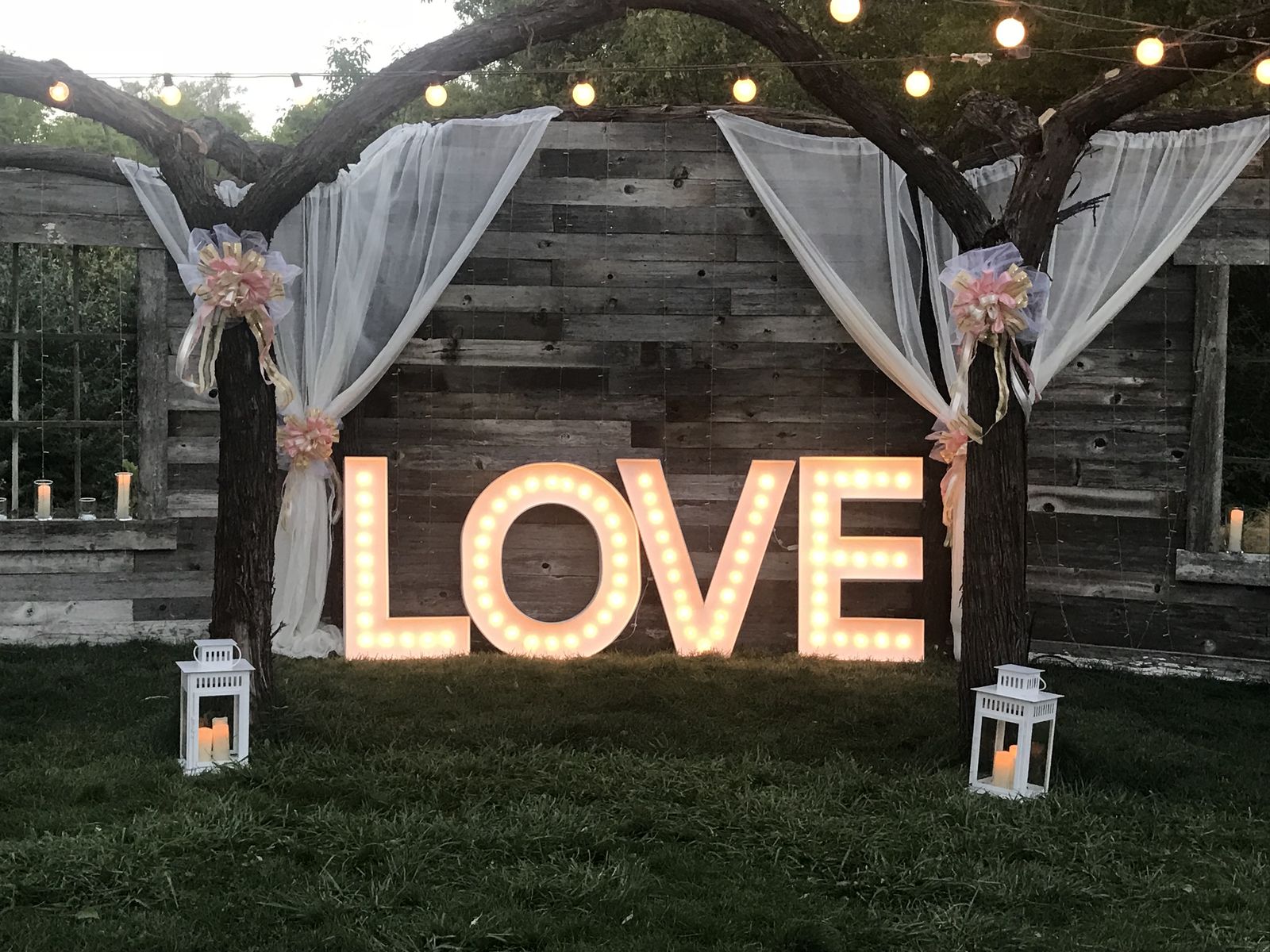 Marquee Love letters
