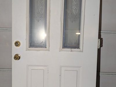 Front Door Slab Only - Decorative Glass