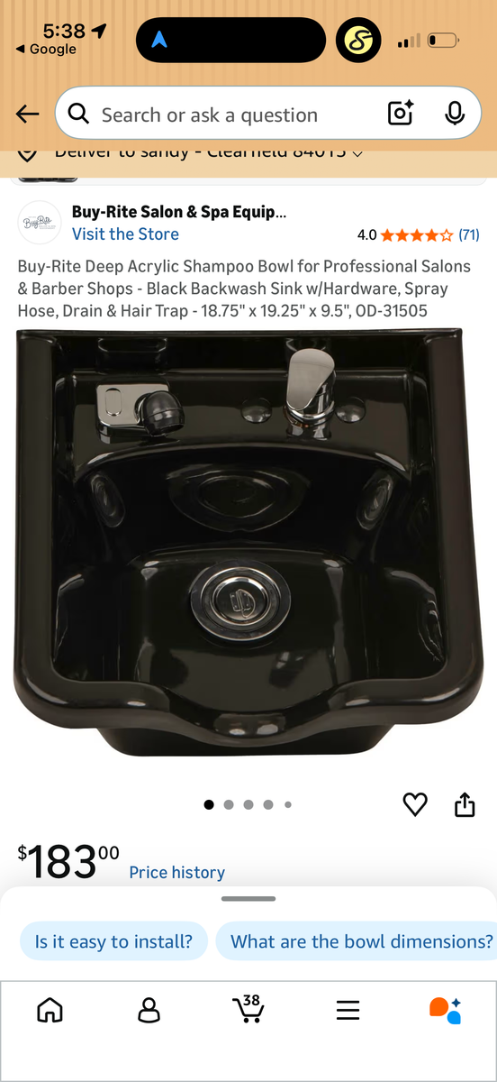 Hair sink