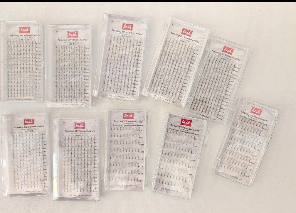 Volume Eyelash Extension Trays - 10 Pack