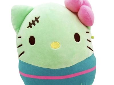 Hello Kitty Frankenstein Squishmallows Plush 8" Sanrio 2022 Halloween Kellytoy
