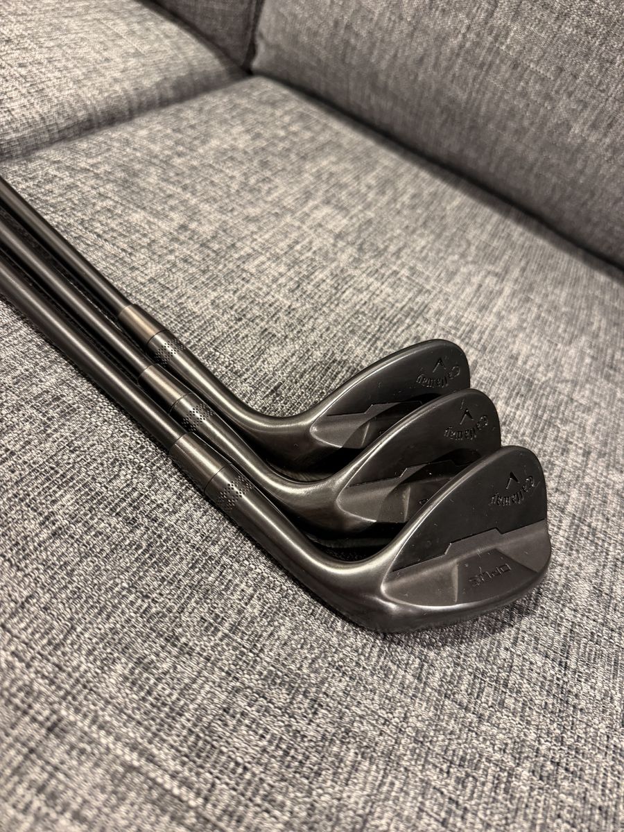 Callaway Opus Black Wedge Set KBS TGI 100 48.10S/54.12S/60.6T