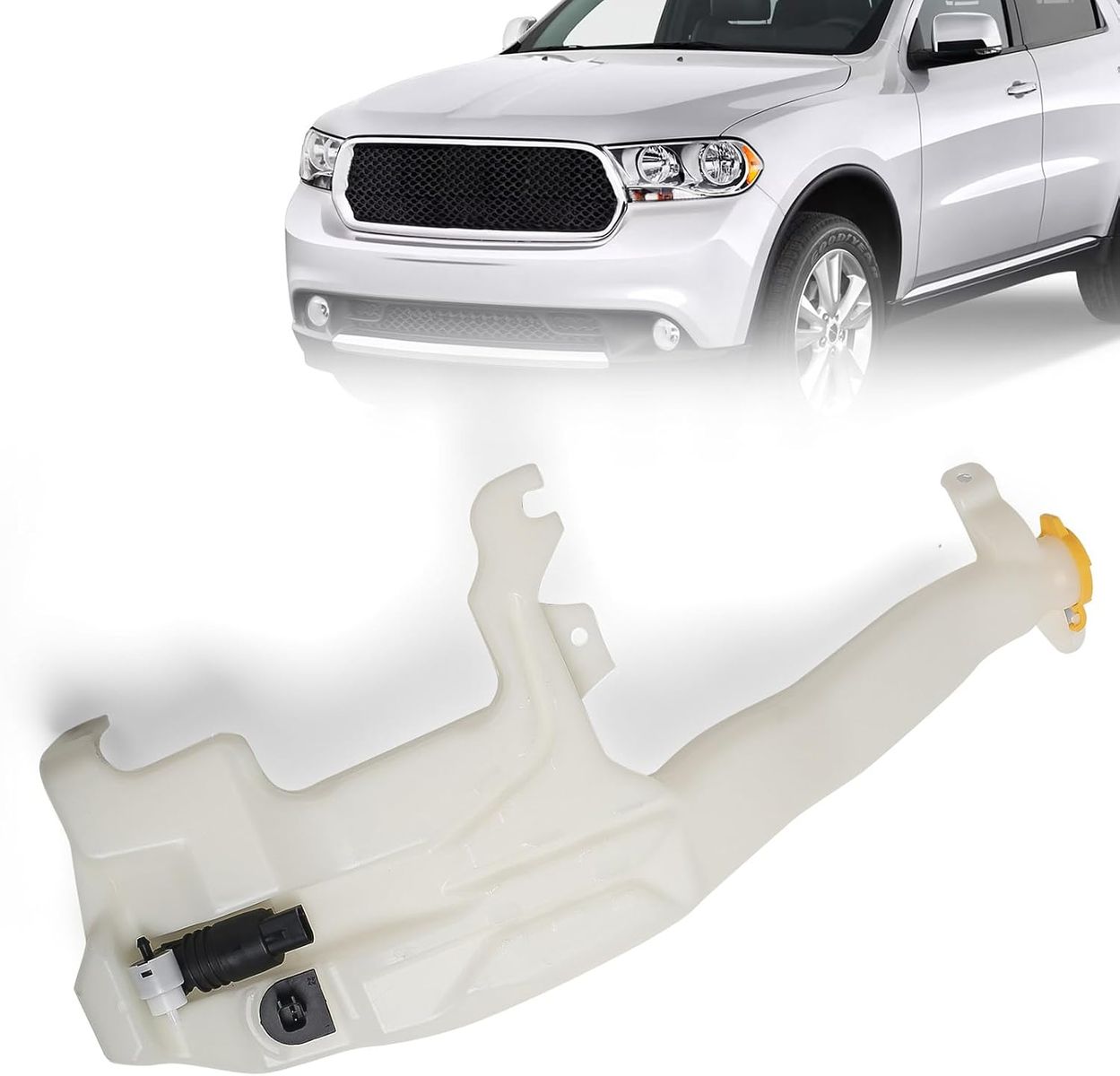 2011-2022 Jeep Grand Cherokee, Dodge Durango Washer Fluid Reservoir