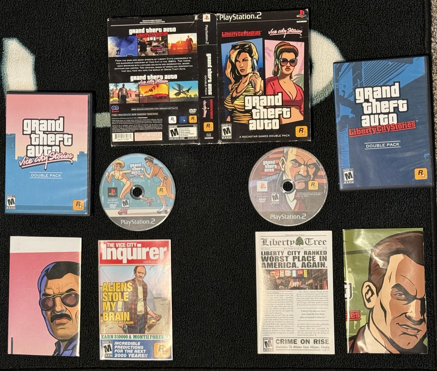 GTA liberty city stories vice city stories dual pack ps2