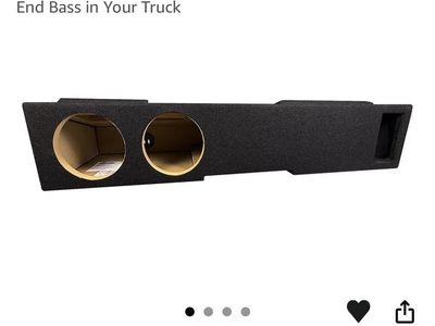 Atrend speaker Box for 07-13 crew cab Chevy Silverado