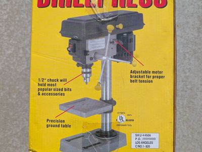 8" Drill Press. New in box.