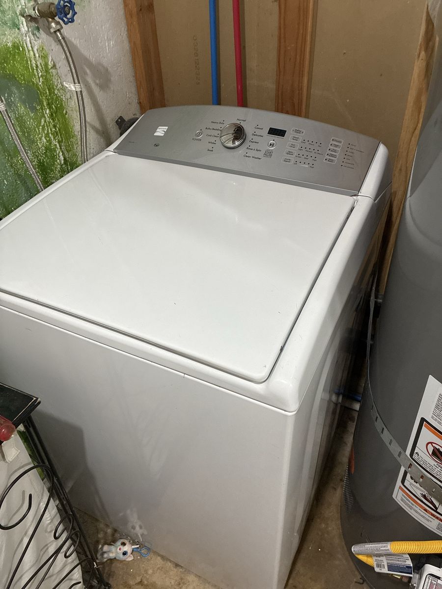 Kenmore Washer and Dryer Set White Top Load