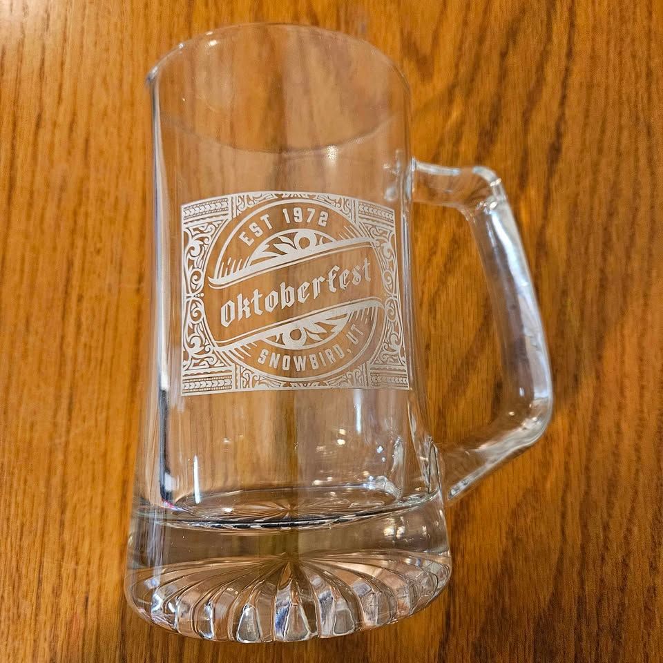 Snowbird Oktoberfest Glass Mug (aka Octoberfes Mug) - Know any collectors?