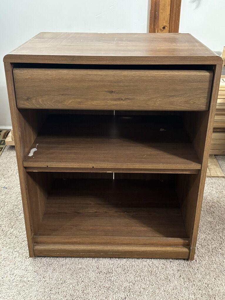 1 Drawer w/Shelve Side Table TV Stand Aquarium